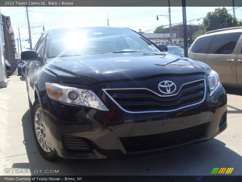 Black / Bisque 2010 Toyota Camry LE