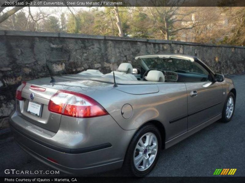 Steel Gray Metallic / Parchment 2006 Saab 9-3 2.0T Convertible