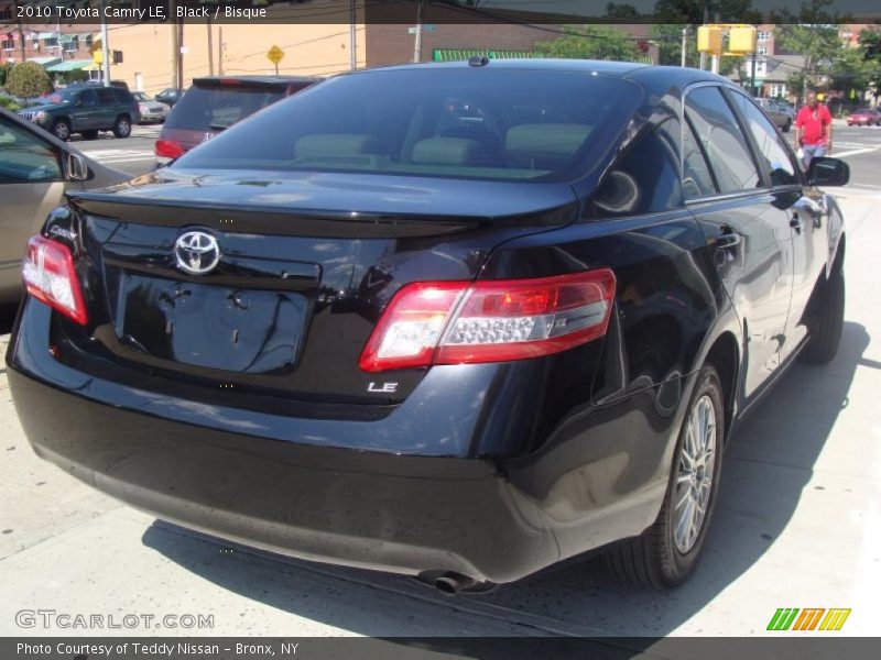 Black / Bisque 2010 Toyota Camry LE