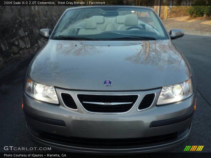 Steel Gray Metallic / Parchment 2006 Saab 9-3 2.0T Convertible