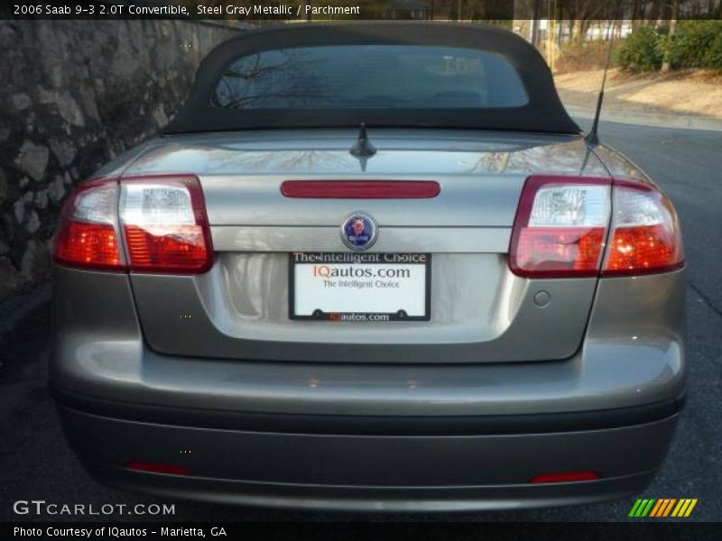 Steel Gray Metallic / Parchment 2006 Saab 9-3 2.0T Convertible