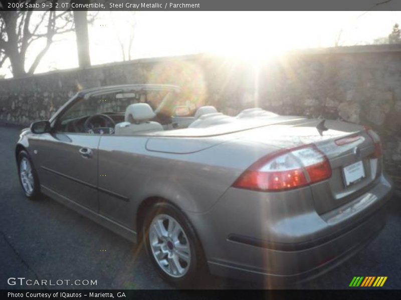 Steel Gray Metallic / Parchment 2006 Saab 9-3 2.0T Convertible