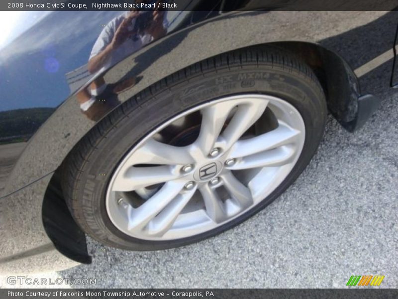 Nighthawk Black Pearl / Black 2008 Honda Civic Si Coupe
