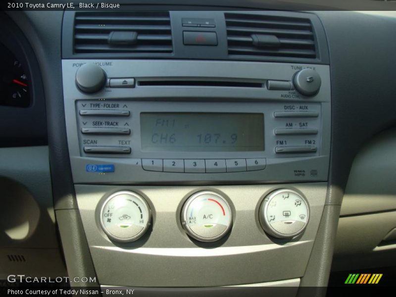 Black / Bisque 2010 Toyota Camry LE