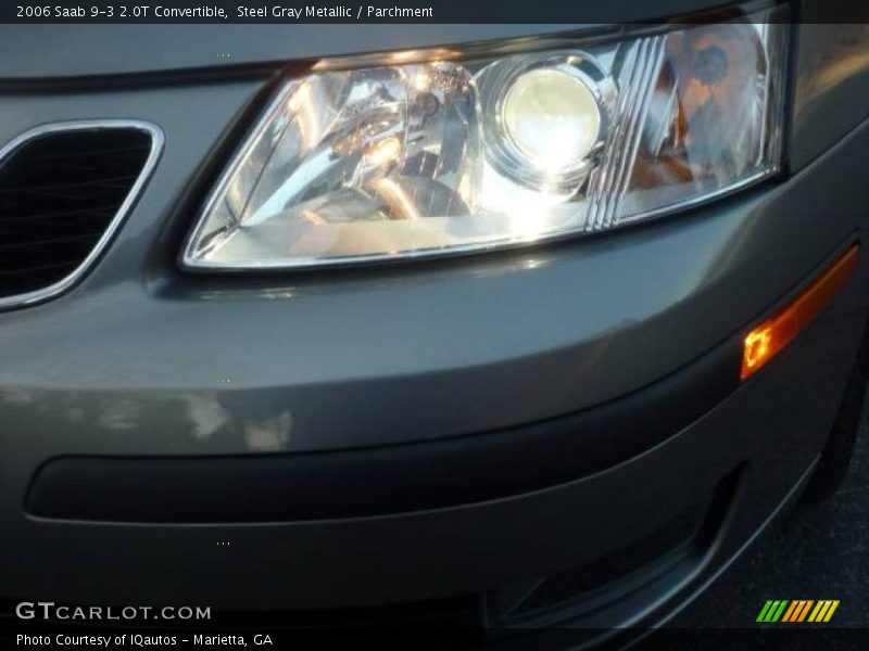 Steel Gray Metallic / Parchment 2006 Saab 9-3 2.0T Convertible