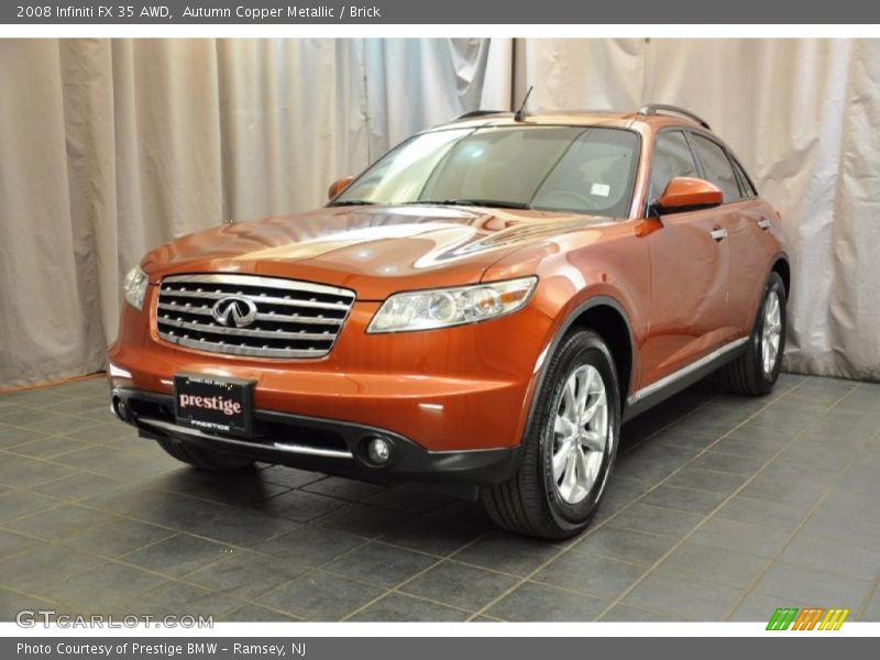 Autumn Copper Metallic / Brick 2008 Infiniti FX 35 AWD