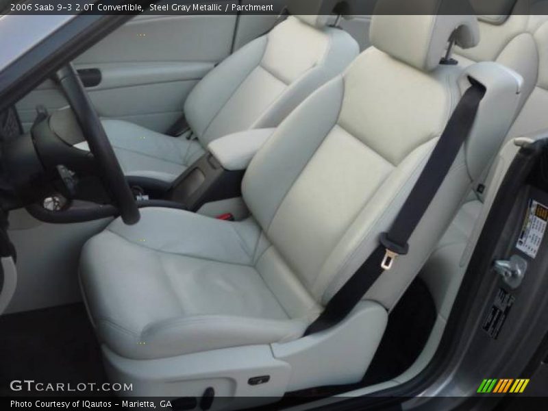 Steel Gray Metallic / Parchment 2006 Saab 9-3 2.0T Convertible