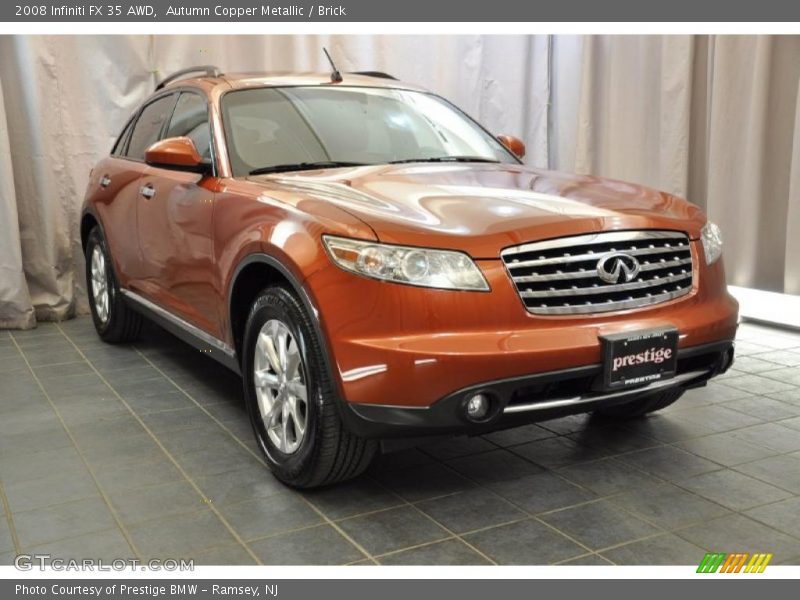 Autumn Copper Metallic / Brick 2008 Infiniti FX 35 AWD