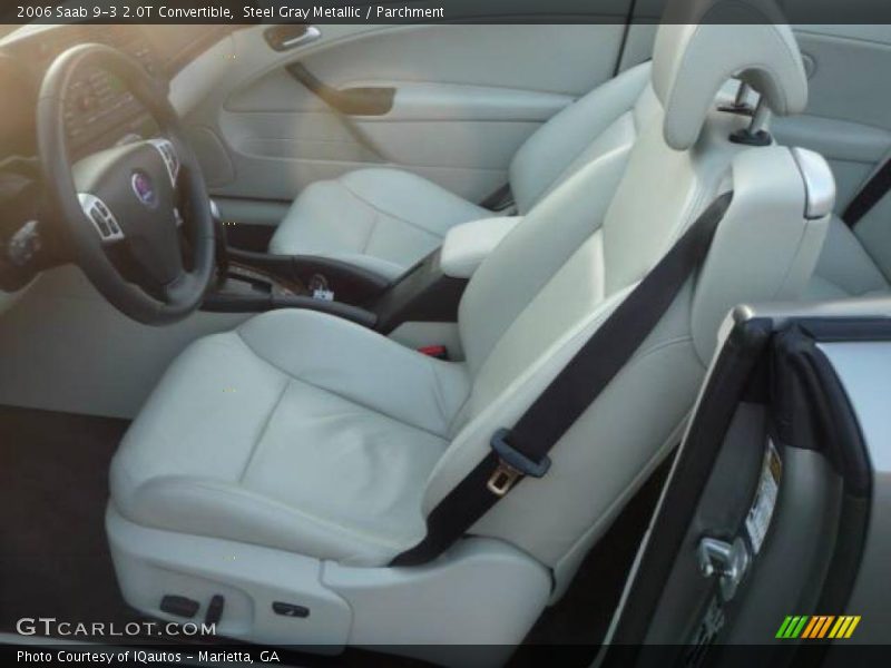 Steel Gray Metallic / Parchment 2006 Saab 9-3 2.0T Convertible