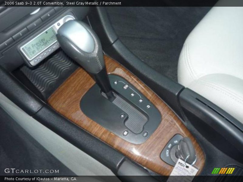 Steel Gray Metallic / Parchment 2006 Saab 9-3 2.0T Convertible
