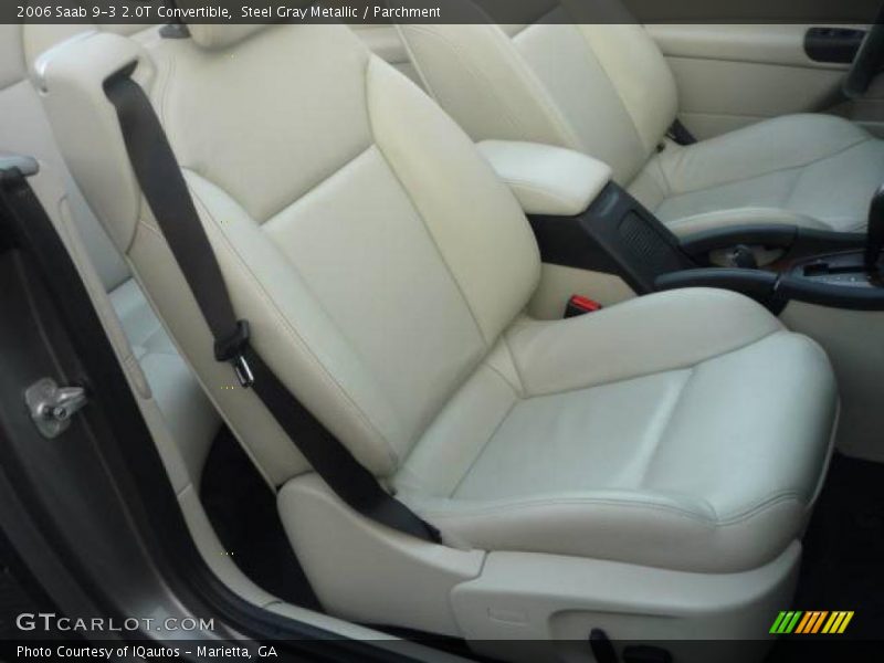 Steel Gray Metallic / Parchment 2006 Saab 9-3 2.0T Convertible