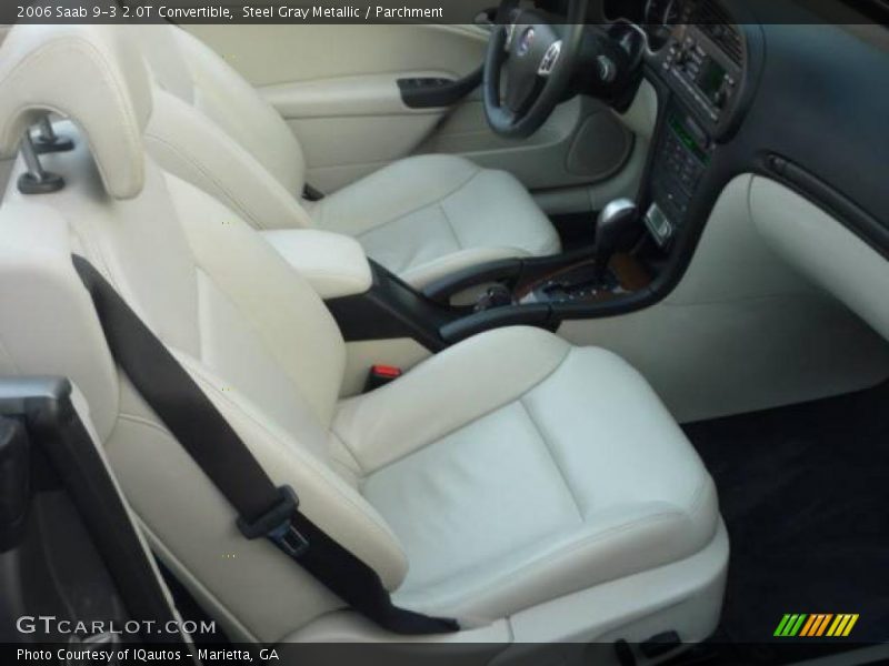 Steel Gray Metallic / Parchment 2006 Saab 9-3 2.0T Convertible