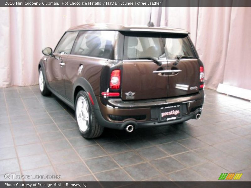 Hot Chocolate Metallic / Mayfair Lounge Toffee Leather 2010 Mini Cooper S Clubman