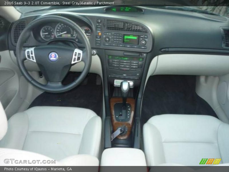 Steel Gray Metallic / Parchment 2006 Saab 9-3 2.0T Convertible