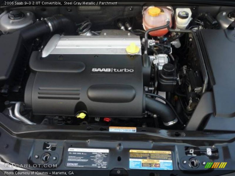 Steel Gray Metallic / Parchment 2006 Saab 9-3 2.0T Convertible