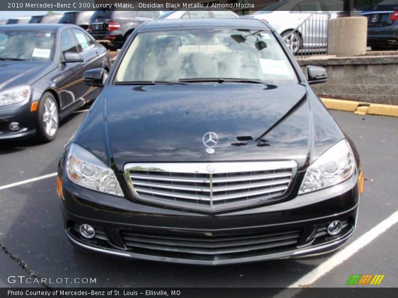 Obsidian Black Metallic / Almond/Mocha 2010 Mercedes-Benz C 300 Luxury 4Matic