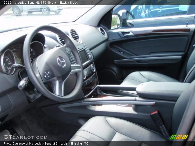 Black / Black 2010 Mercedes-Benz ML 350 4Matic