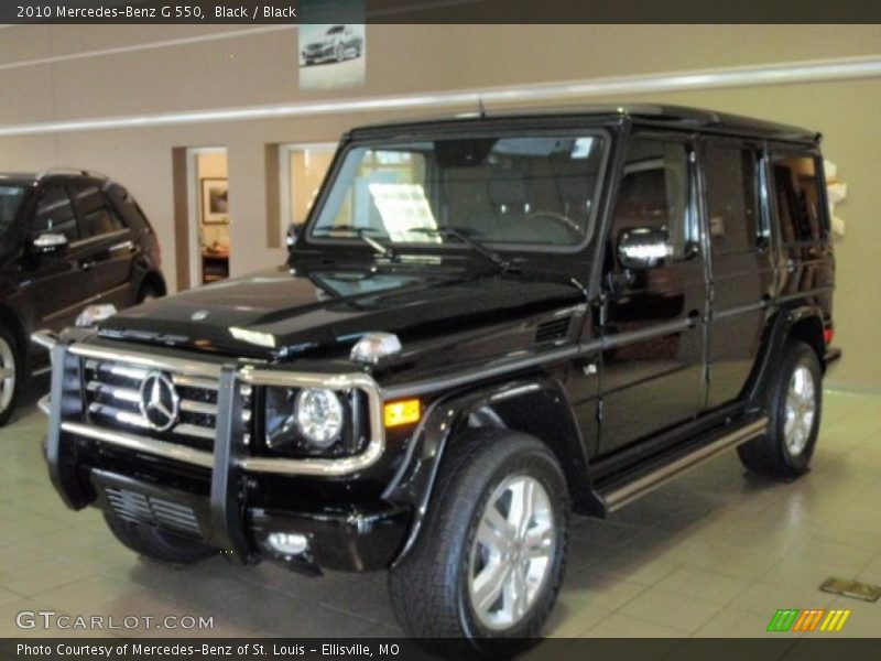 Black / Black 2010 Mercedes-Benz G 550