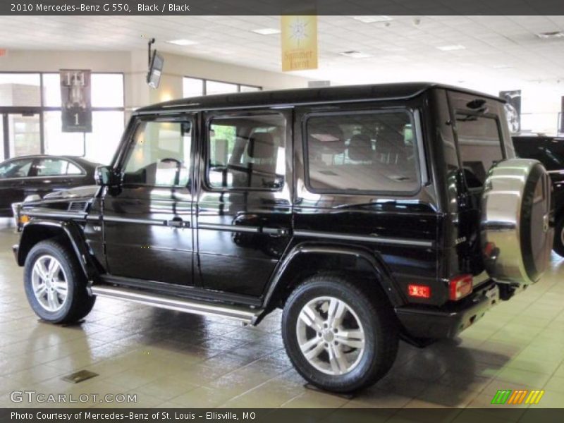 Black / Black 2010 Mercedes-Benz G 550