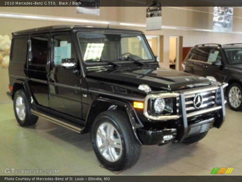 Black / Black 2010 Mercedes-Benz G 550