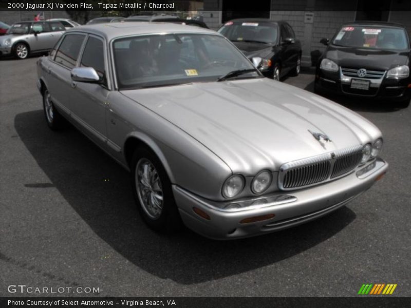 Topaz Metallic / Charcoal 2000 Jaguar XJ Vanden Plas