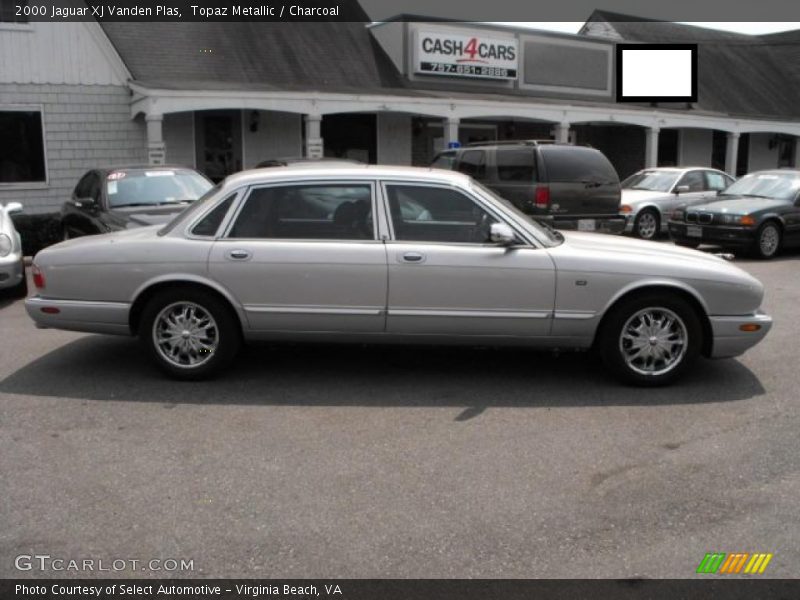 Topaz Metallic / Charcoal 2000 Jaguar XJ Vanden Plas