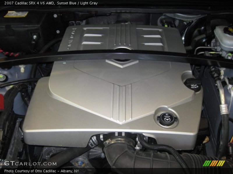 Sunset Blue / Light Gray 2007 Cadillac SRX 4 V6 AWD