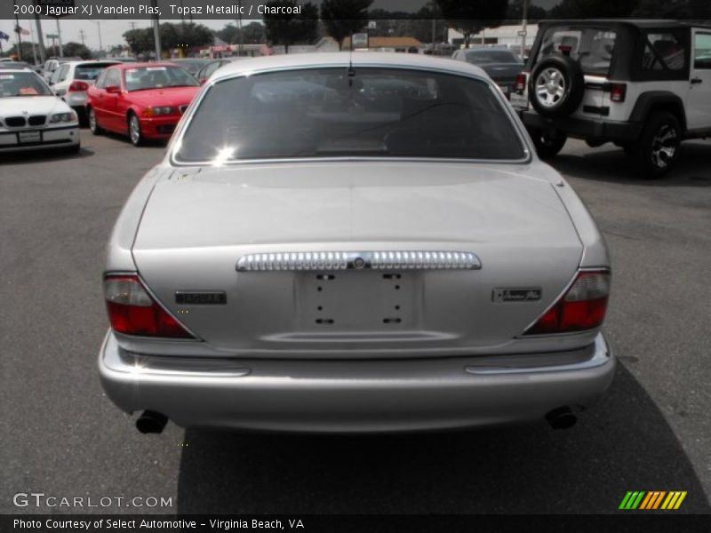 Topaz Metallic / Charcoal 2000 Jaguar XJ Vanden Plas
