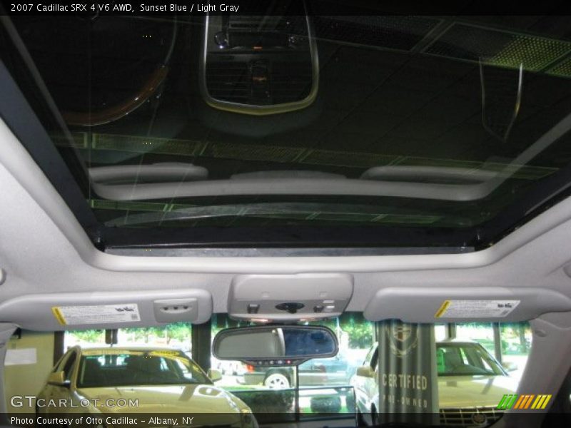 Sunset Blue / Light Gray 2007 Cadillac SRX 4 V6 AWD
