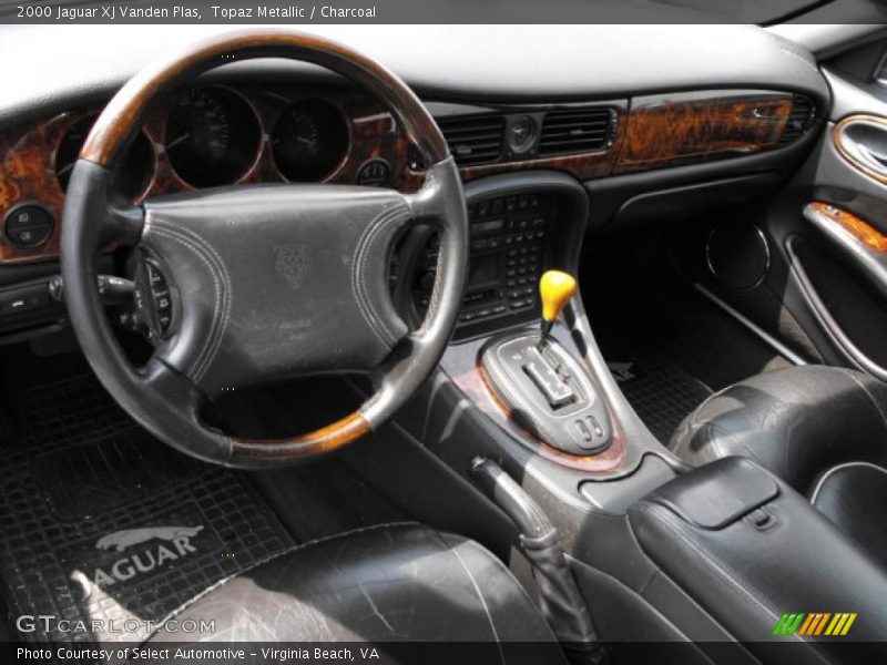 Topaz Metallic / Charcoal 2000 Jaguar XJ Vanden Plas