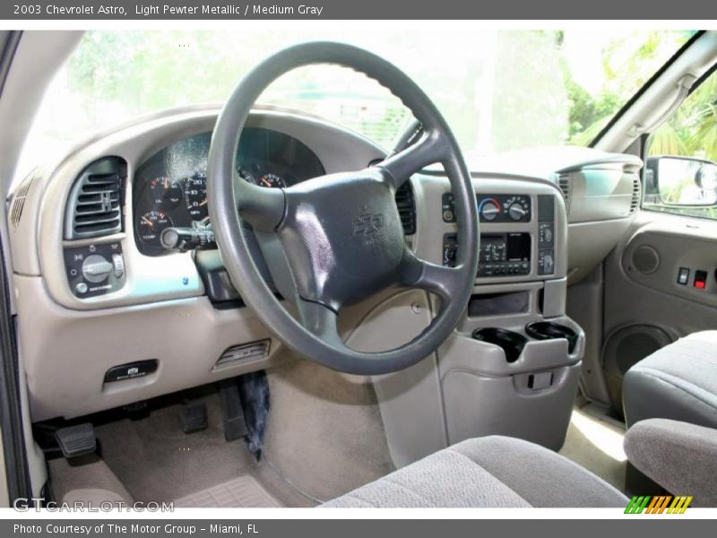 Light Pewter Metallic / Medium Gray 2003 Chevrolet Astro