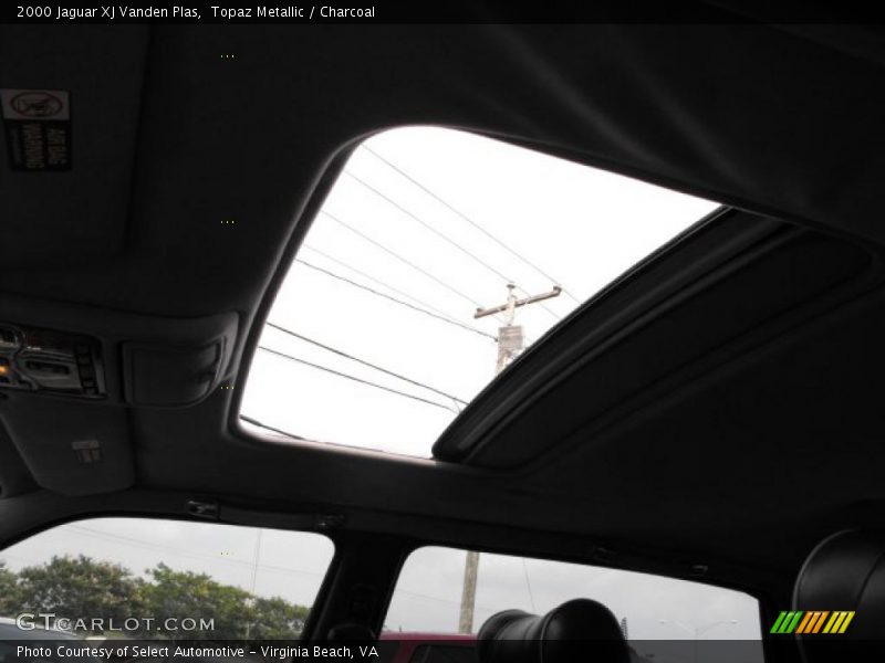 Topaz Metallic / Charcoal 2000 Jaguar XJ Vanden Plas