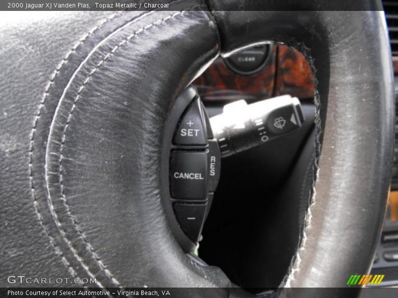 Topaz Metallic / Charcoal 2000 Jaguar XJ Vanden Plas