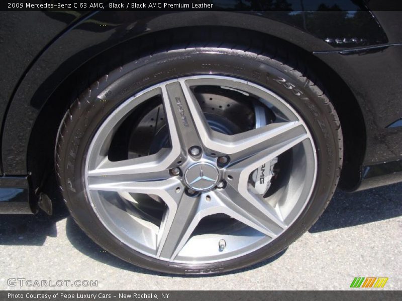 Black / Black AMG Premium Leather 2009 Mercedes-Benz C 63 AMG