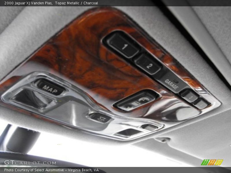 Topaz Metallic / Charcoal 2000 Jaguar XJ Vanden Plas