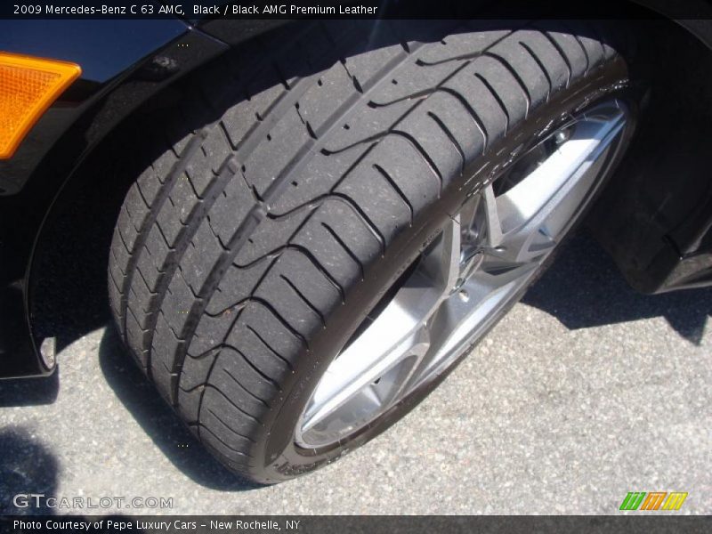 Black / Black AMG Premium Leather 2009 Mercedes-Benz C 63 AMG