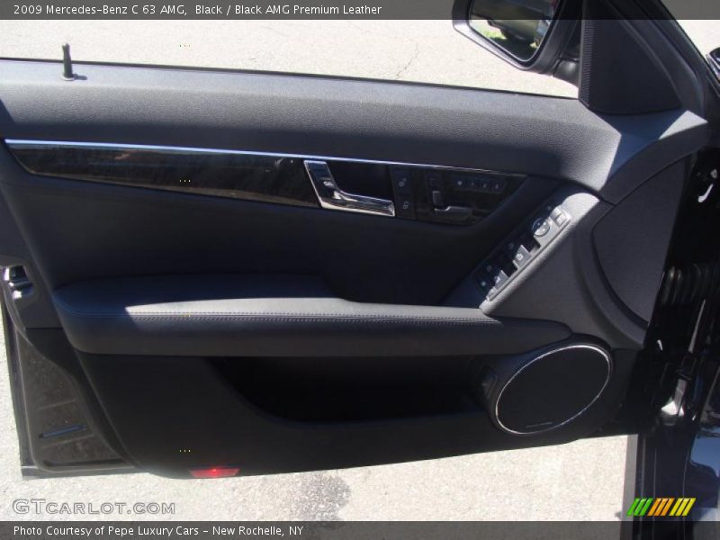 Black / Black AMG Premium Leather 2009 Mercedes-Benz C 63 AMG