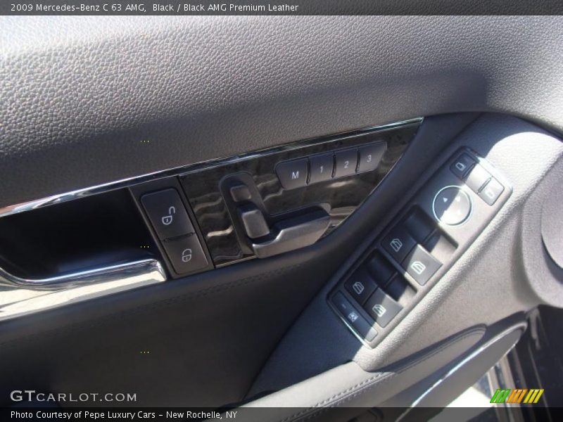 Black / Black AMG Premium Leather 2009 Mercedes-Benz C 63 AMG