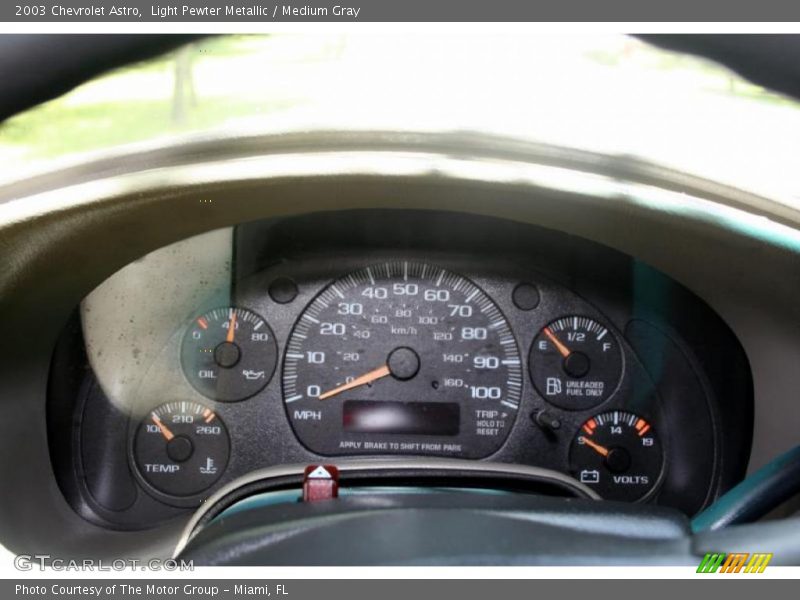 Light Pewter Metallic / Medium Gray 2003 Chevrolet Astro