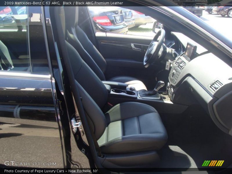 Black / Black AMG Premium Leather 2009 Mercedes-Benz C 63 AMG