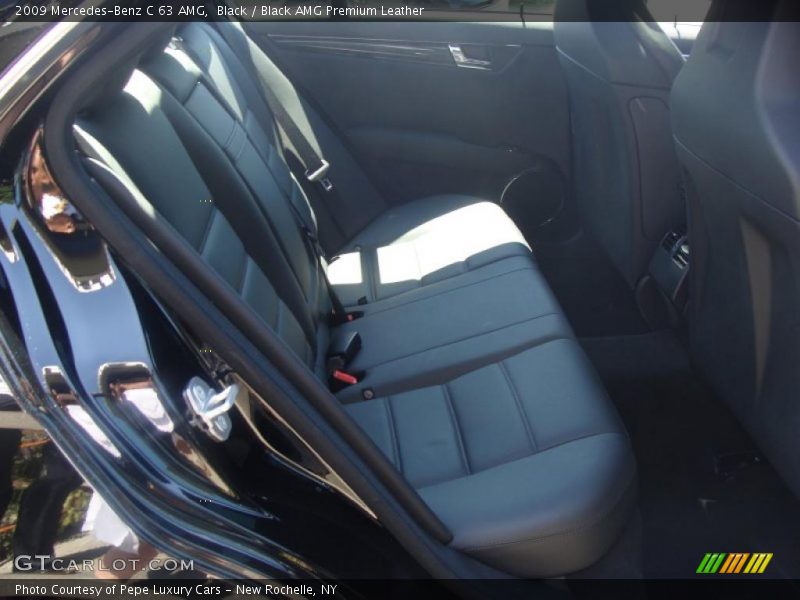 Black / Black AMG Premium Leather 2009 Mercedes-Benz C 63 AMG