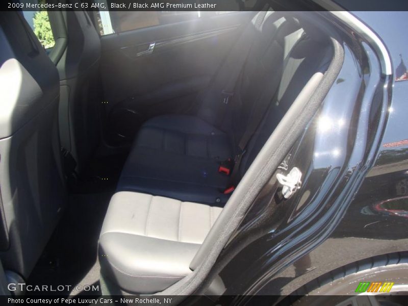 Black / Black AMG Premium Leather 2009 Mercedes-Benz C 63 AMG