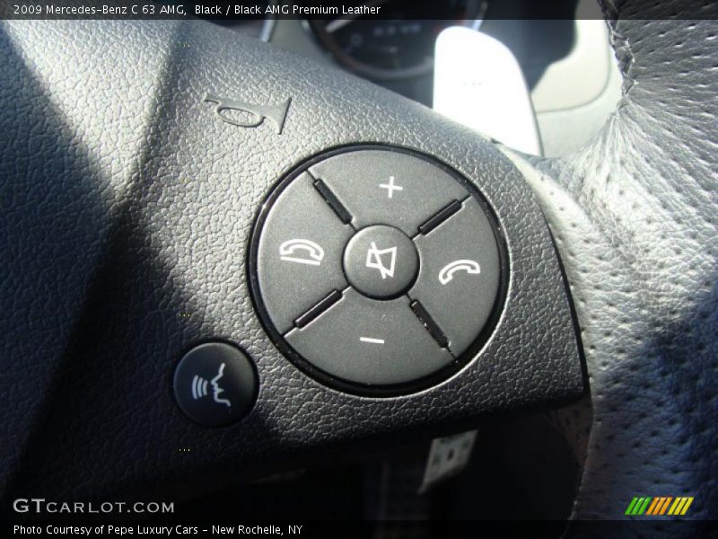 Black / Black AMG Premium Leather 2009 Mercedes-Benz C 63 AMG