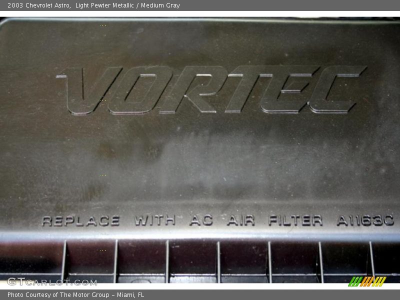 Light Pewter Metallic / Medium Gray 2003 Chevrolet Astro