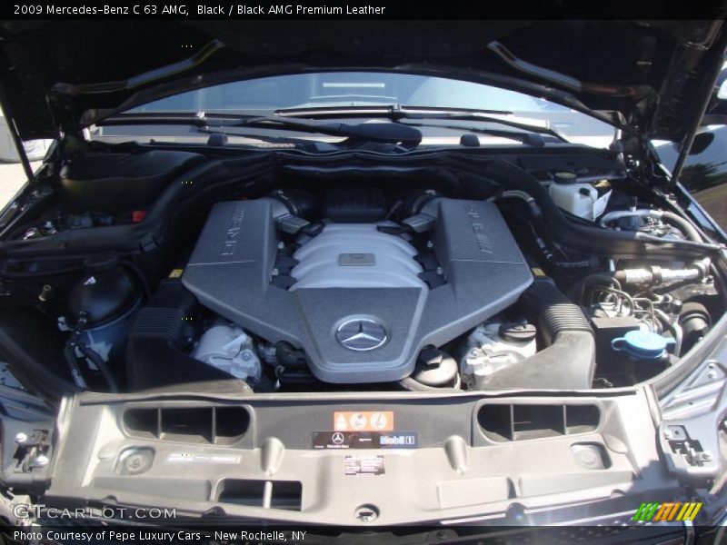 Black / Black AMG Premium Leather 2009 Mercedes-Benz C 63 AMG