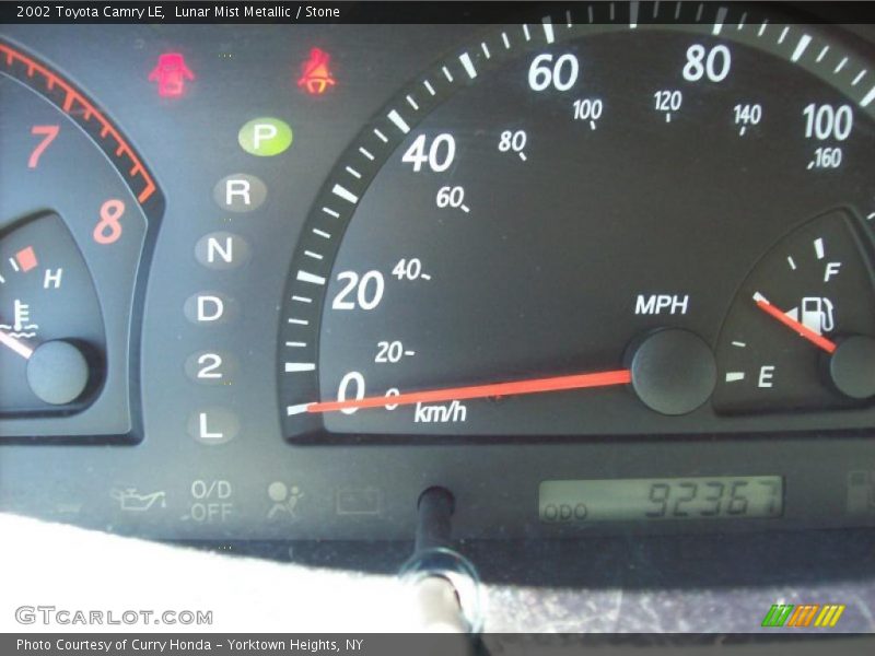 Lunar Mist Metallic / Stone 2002 Toyota Camry LE