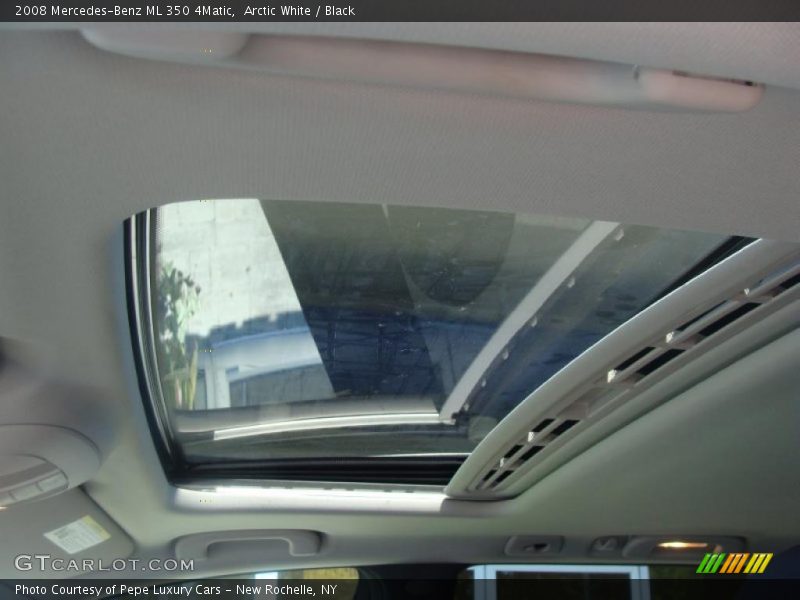 Arctic White / Black 2008 Mercedes-Benz ML 350 4Matic