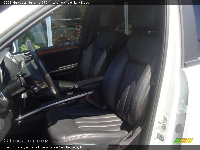 Arctic White / Black 2008 Mercedes-Benz ML 350 4Matic