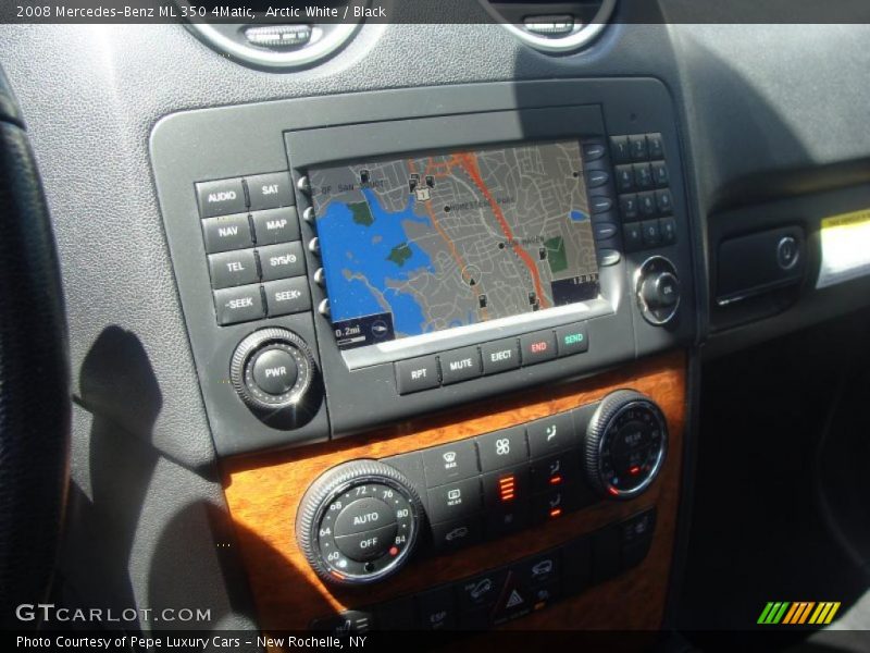 Arctic White / Black 2008 Mercedes-Benz ML 350 4Matic