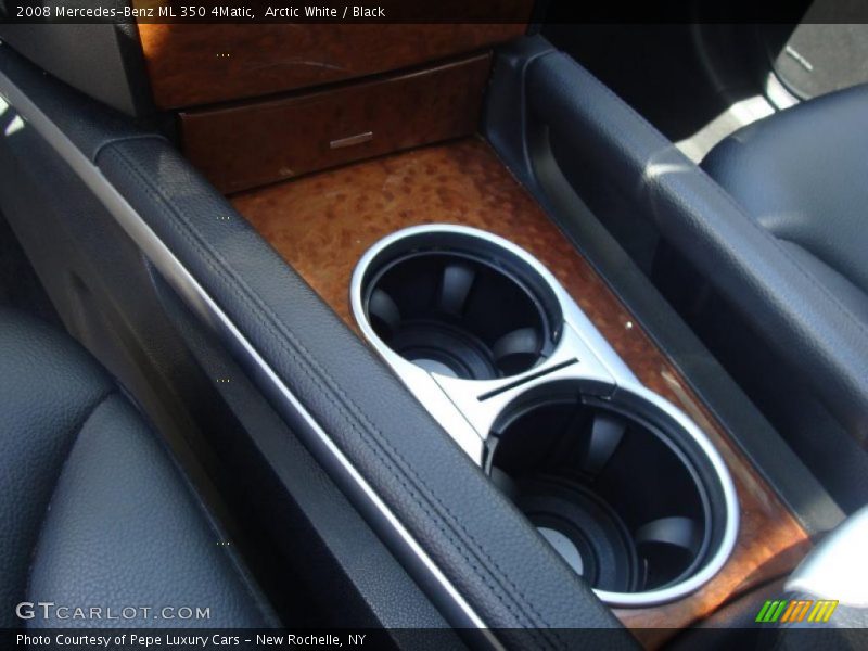Arctic White / Black 2008 Mercedes-Benz ML 350 4Matic